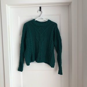 Aerie green sweater